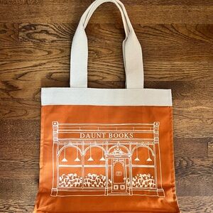 Daunt Books Tote in Pumpkin